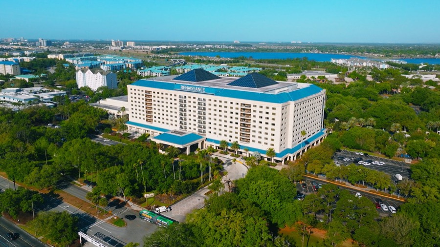 Aerial view of Renaissance Orlando at SeaWorld